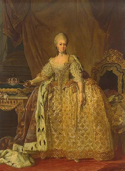 Lorens Pasch the Younger Sophia Magdalene of Brandenburg Kulmbach oil painting picture
